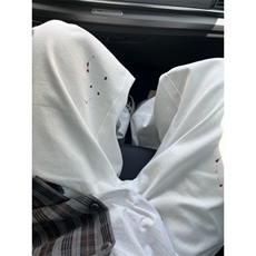 【有货】涂鸦泼墨白色牛仔裤美式oversize裤子高街6677LL-特P48，男装牛仔裤，星座1007（原301D）
