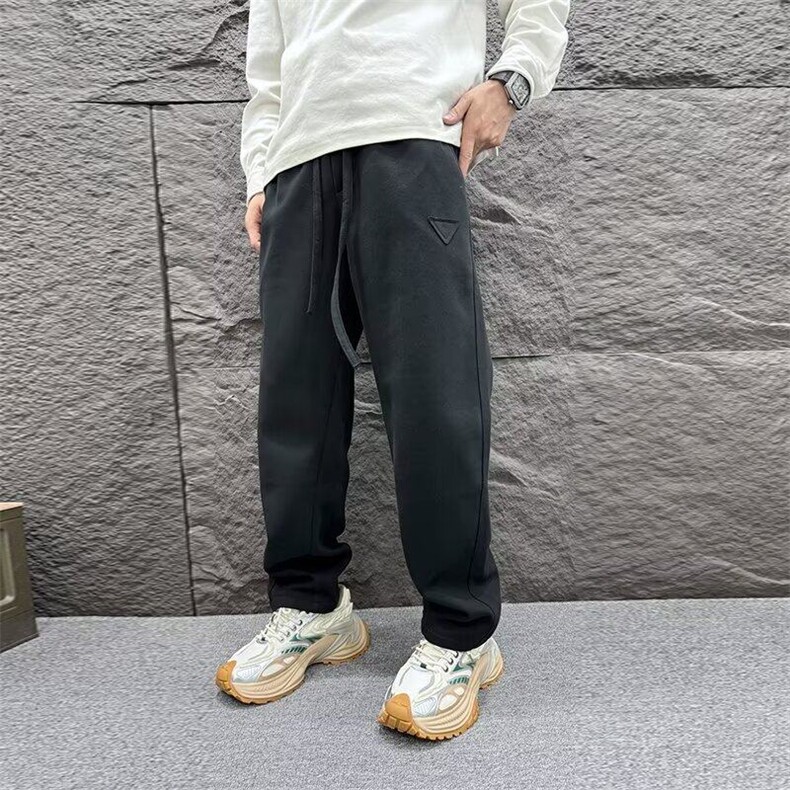 时尚潮牌直筒休闲裤男秋冬新款纯色宽松运动裤个性潮流男裤,男装休闲裤,星座506A