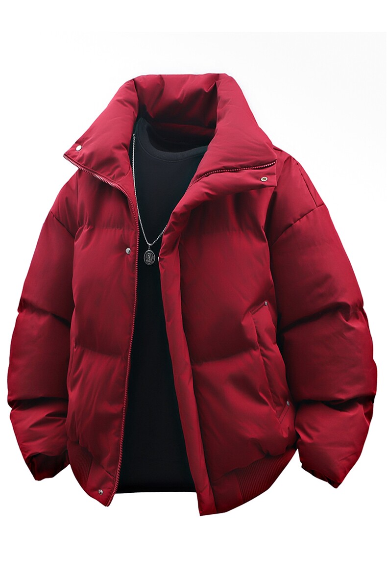 支持二开冬装加棉加厚立领棉服男女棉衣外套光板面包服M816-P70,男装棉衣,电商A441