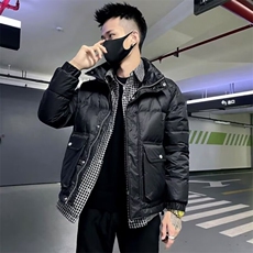 秋外套男立领韩版潮流高级感夹克痞帅炸街简约拼色棉衣TT607P88，男装夹克，星座1013-5