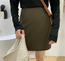 现货新品半裙含羊毛，女装半身裙，素妮