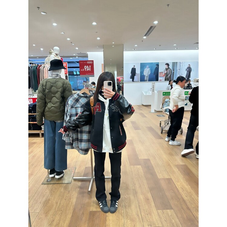 春季新款美式潮牌立领飞行夹克外套男款时尚百搭宽松休闲上衣,男装夹克,星座218-8