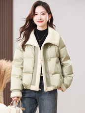 2025年冬季新款时尚淑女简约羽绒服现货，女装羽绒服，婷思杰（原婷想服饰）