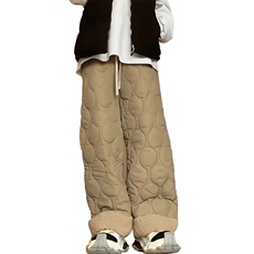 特批P45无差价抖音羊羔毛棉裤中性时尚夹棉雪地裤K5613J加棉，男装棉裤，电商A001-1