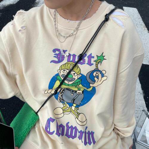 秋季涂鸦卫衣，女装卫衣/绒衫，郦歌贝妮