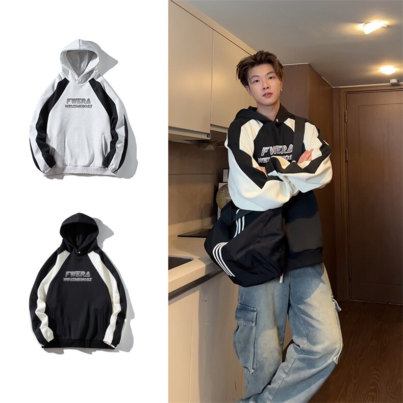 新款现货WY5522-P46特控78加绒55特控88无差价高品质连帽卫衣，男装卫衣，电商D232