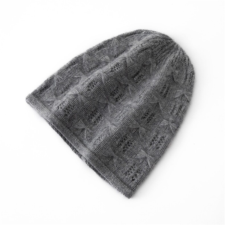 35%针织帽女秋冬防寒保暖遮耳翻边帽檐包头帽子，帽子，戎咖羊绒