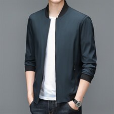BJ22349钱塘2020-2中年男士春秋新款百搭商务休闲夹克外套P59，男装夹克，钱塘207-2