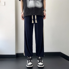 2023夏季日系潮牌大码卫裤男ins休闲时尚百搭运动束脚裤，男装休闲裤，星座1905A（原电商B343）