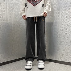 大货2023潮流百搭直筒宽松大码牛仔裤橡筋裤松紧腰NZ101-P35，男装牛仔裤，星座1103-2