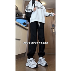xz116-k1087-p40-控58新款宽松拼接束脚休闲裤，男装休闲裤，星座116