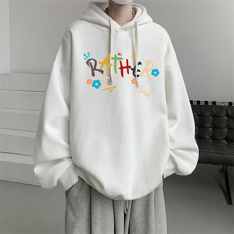 连帽卫衣男大码运动服帽衫外套WY2301-P35加绒款-P40,男装卫衣,电商A040
