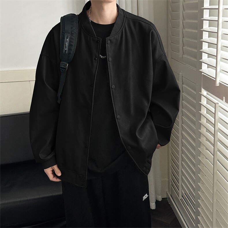 主推现货拼接皮衣夹克外套男A351-AP2516-P95,男装夹克,电商A351