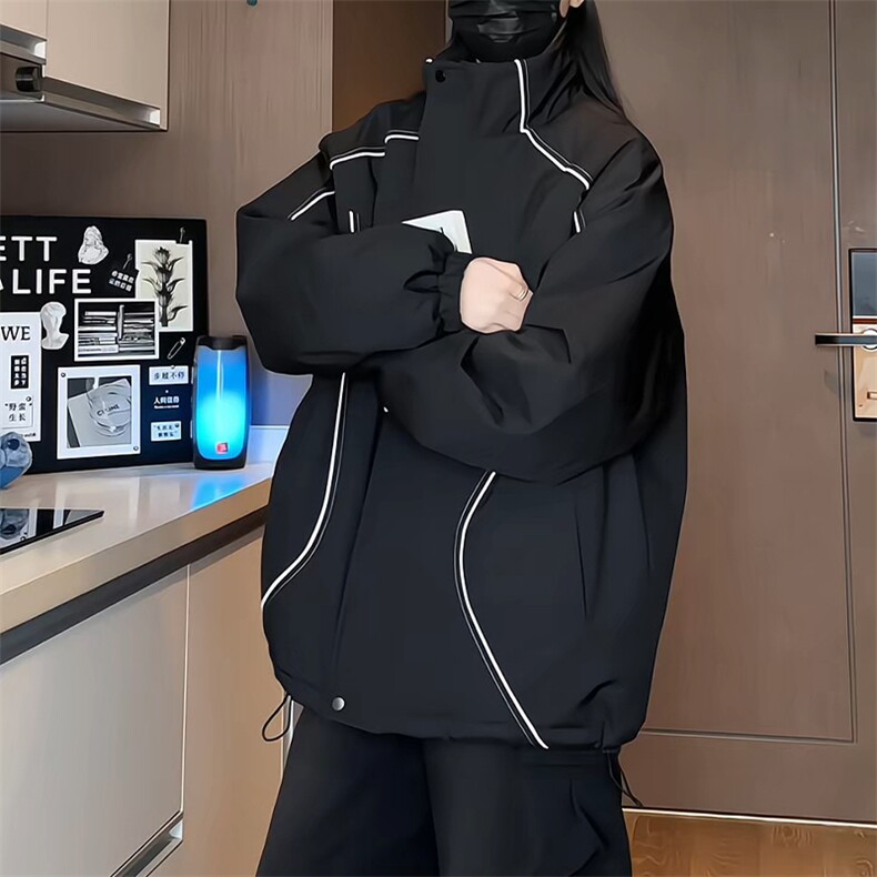 MY118J/P85棉衣男冬季加棉加厚宽松大码百搭潮保暖棉袄外套棉服,男装棉衣,电商基地A050