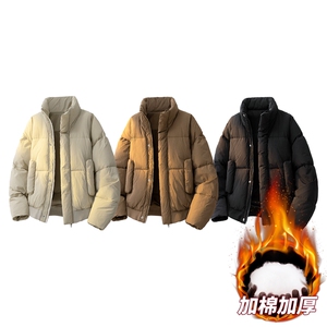现货立领棉衣男士美式加厚外套潮牌工装棉服M0817-P83图片