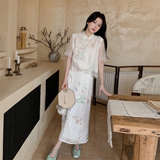 现货210-2833-P130-k198新中式风气质高端套装，女装套装/套裙，韩蜜菓