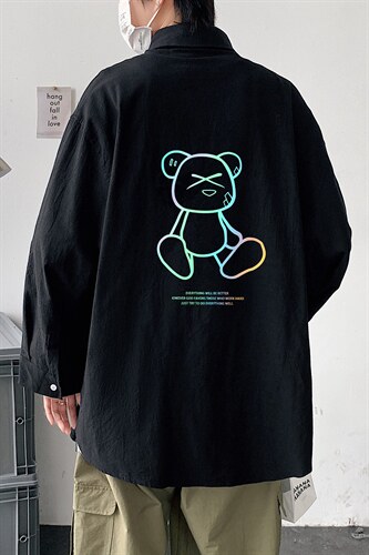 CS15139-P38 长袖衬衫男士大码宽松衬衣男寸衫男寸衣图片