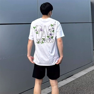 万针全刺绣工艺抖音得物高品质260克重磅纯棉双纱美式高街短袖T恤图片