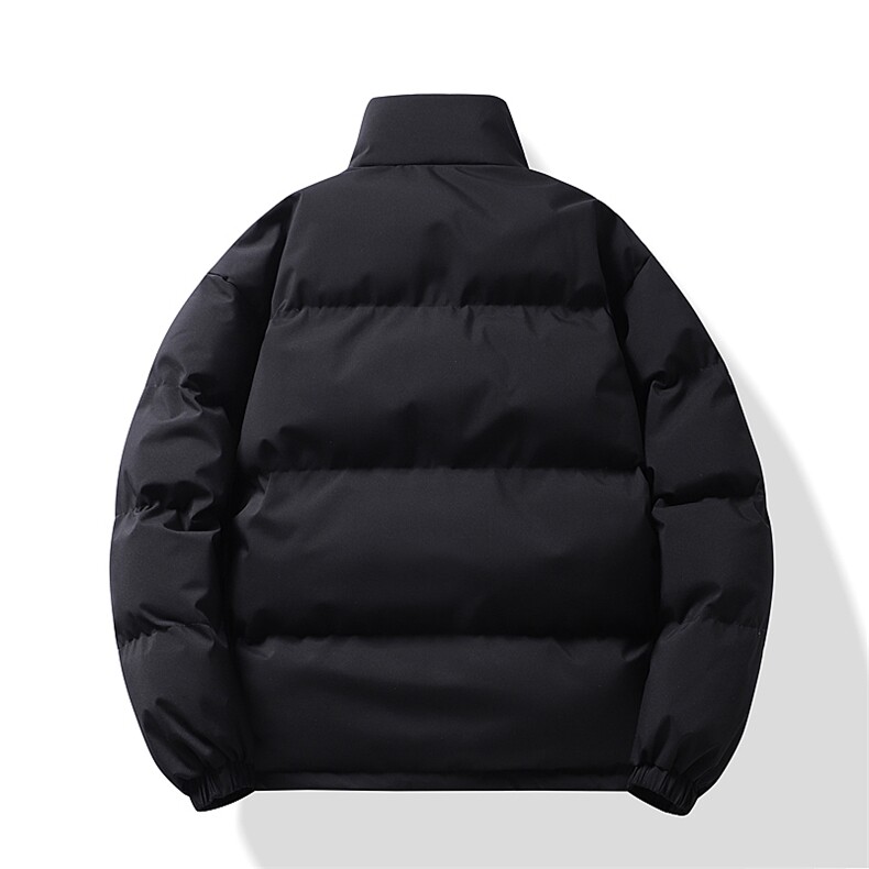 得物抖音直播高品质纯色光板基础款立领棉衣情侣MY8955-P55,男装棉衣,电商A128