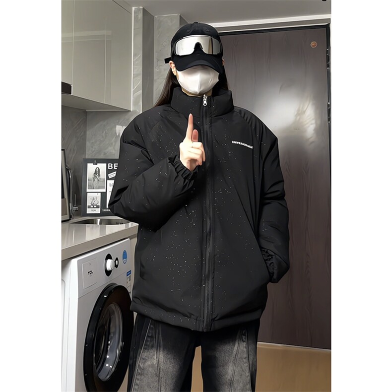档口图（现货）双面穿棉服满天星棉袄棉衣MY6077-特P90,男装棉衣,星座1213