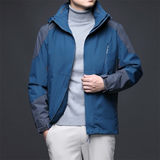 2026秋冬季新款冲锋衣户外男士外套连帽夹克运动服商务休闲上衣服，男装夹克，电商B212（原钱塘6029）
