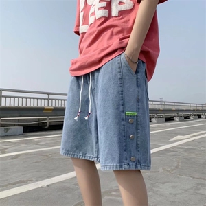 潮流春季牛仔裤男牛仔短裤A100P38图片