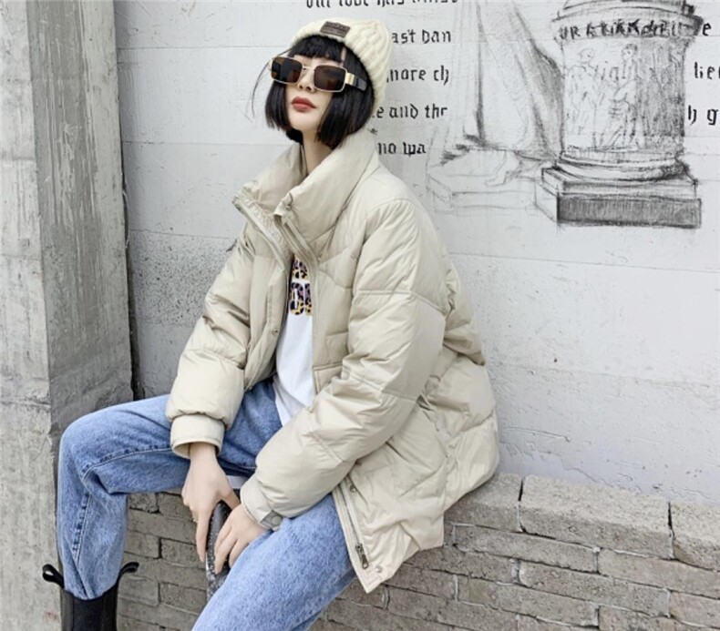 2020白鸭绒羽绒服，女装羽绒服，曼希野