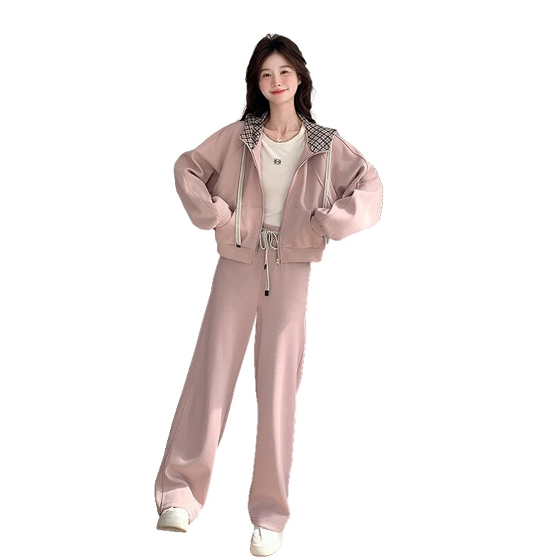 现货-粉色休闲套装203-8878-P165-K228,女装套装/套裙,浙宝203