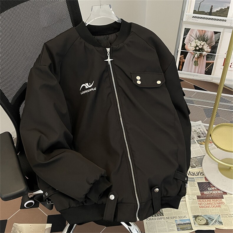 美式高街休闲飞行员夹克棉衣潮流外套棉服M0655-P80图片