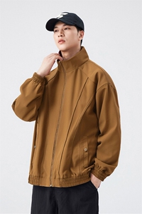 新款中性风户外夹克男立领纯色上衣冲锋衣外套A157B-JK7866-P60图片