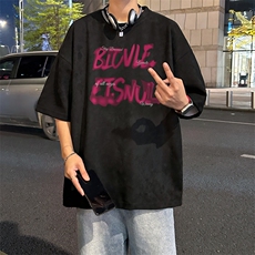 量大优供视频重磅麂皮绒短袖T恤男JPDX218-特P19，男装T恤，电商B367