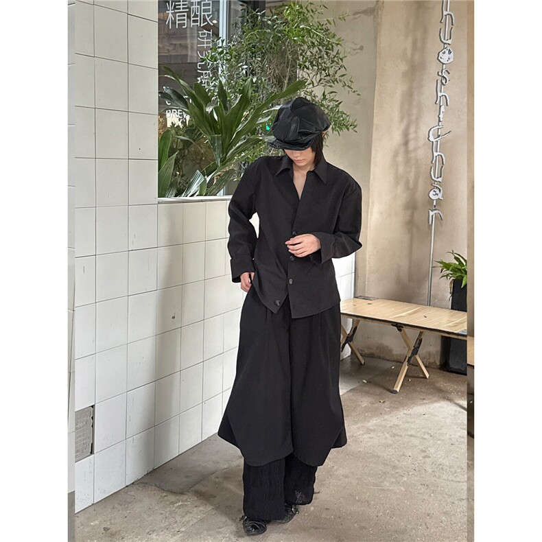 C316CS8335P58特长袖衬衫个性桃皮绒面料衬衣修身骑士衬衫,男装衬衫,电商C316