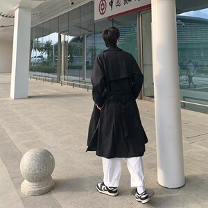 【2025秋冬】呢大衣女新款双排扣长款过膝风衣男大码男中长款大衣