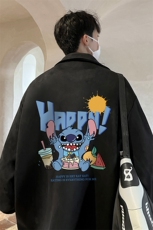 麂皮绒夹克男大码立领褂子外套JK85077-P68加绒款-P78，男装夹克，电商A040