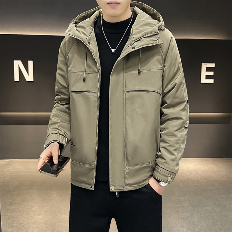 秋冬加棉加厚大码外套男士帅气连帽夹克潮流时尚男棉衣ZY803-P80,男装棉衣,星座310B-3