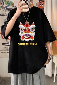 DX17185-P20 纯短袖t恤男大码半袖打底衫宽松体恤衫 港风图片