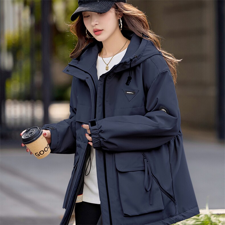 2025冬季新款加绒加厚派克服,女装派克服,凯瑟曼
