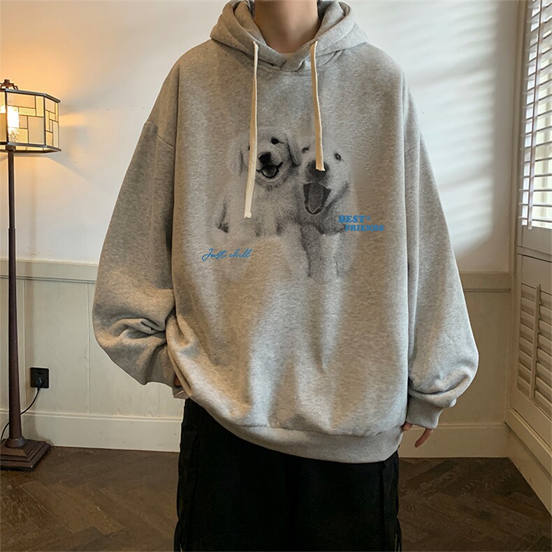 连帽卫衣男大码胖子帽衫大号运动服WY2455-P35,男装卫衣,电商A040