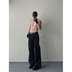 抖音高质量美式复古翻边牛仔裤ZK0248-P70，男装牛仔裤，星座313A(原308A-2)