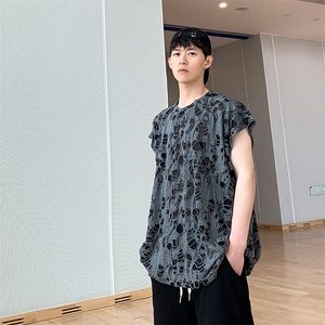 8XL-M 重磅！特大码短袖T恤背心男宽松休闲百搭 篮球服DX318P28图片