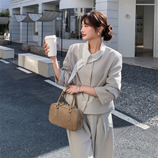 26春新款现-轻熟风韩系高级感西装两件套2621-P185K298，女装套装/套裙，2B190