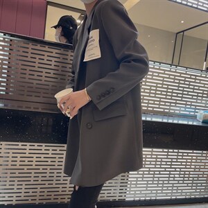 秋装大标西装图片