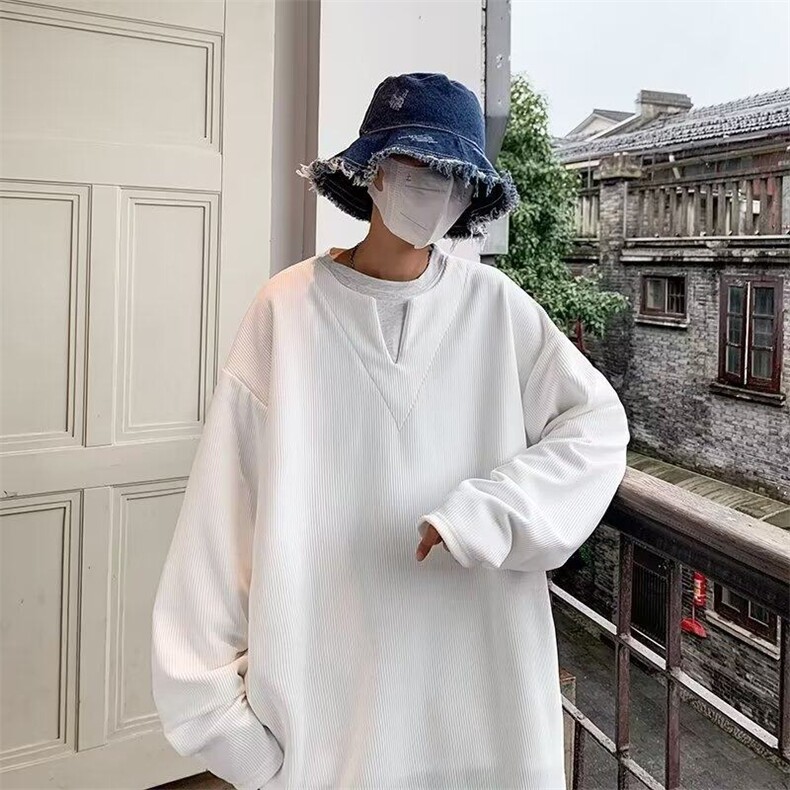 假两件卫衣男韩版潮流痞帅个性2026春季新款ins打底衫WB103-P30,男装卫衣,星座412-2