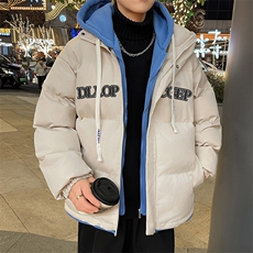 2023男冬季新款保暖棉衣假两件宽松加厚大码外套MY6613P90控138，男装棉衣，电商A086