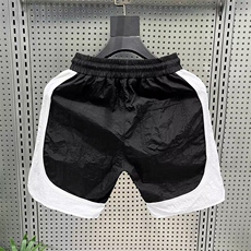 潮流ins原宿慵懒冰丝速干短裤男2025新款夏季穿搭新款K6355-P33，男装牛仔裤，星座412-2