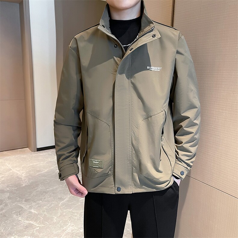 轻熟风夹克上衣外套立领简约JK8401-P95,男装夹克,星座1012-1
