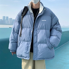 羊羔毛宽松休闲棉衣冬季韩版ins潮流百搭情侣外套男W3601-P73，男装棉衣，星座512-2