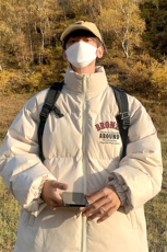 港风秋冬新款保暖立领宽松棉服外套男美潮MY62056P95控118，男装棉衣，电商A268A