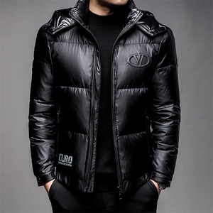 羽绒服冬季男装90%白鸭绒羽绒服立领加厚时尚青年外套HP8806-P320图片