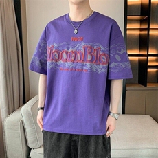 25180-特P38港风宽松纯棉印花短袖T恤夏季时尚休闲T恤男打底衫，男装T恤，电商D310B
